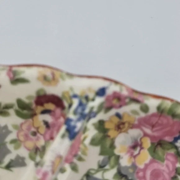 Vintage Roayl Winton chintz four section serving plate floral summertime japan - Picture 7 of 8